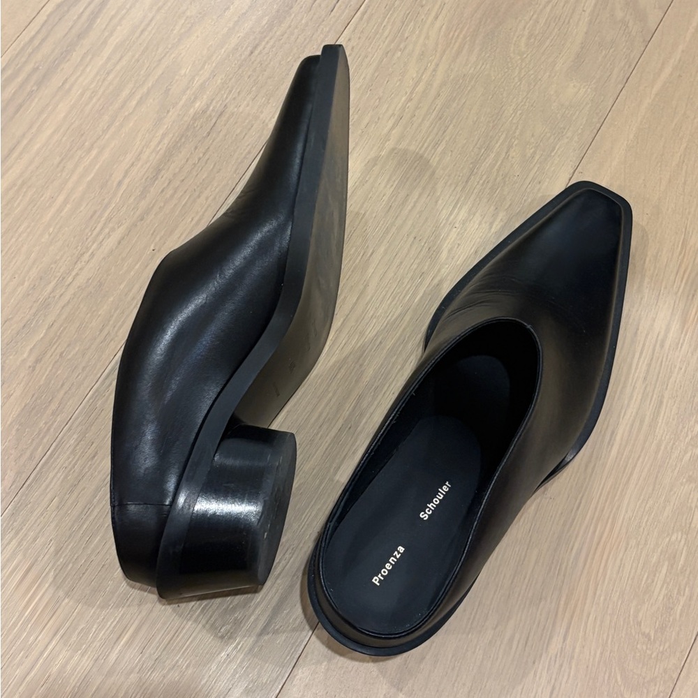 Proenza Schouler Black Bronco Mules – Size 40.5 - Picture 6 of 8